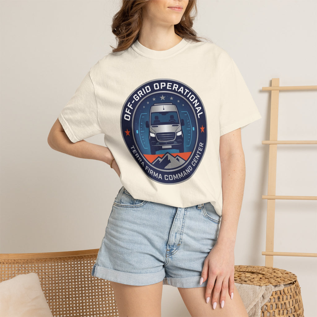Off-grid Operational Terra Firma Command Center - T-Shirt