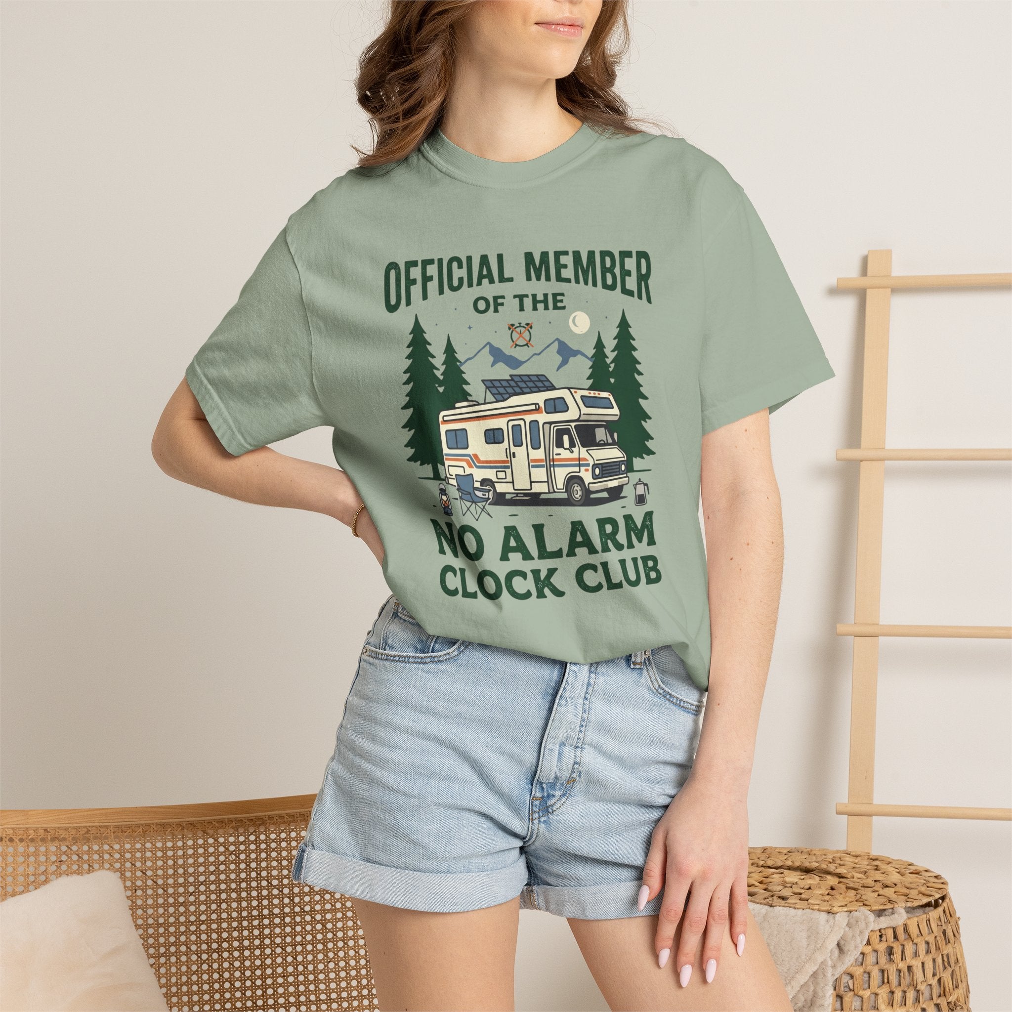 No Alarm Clock Club - T-Shirt