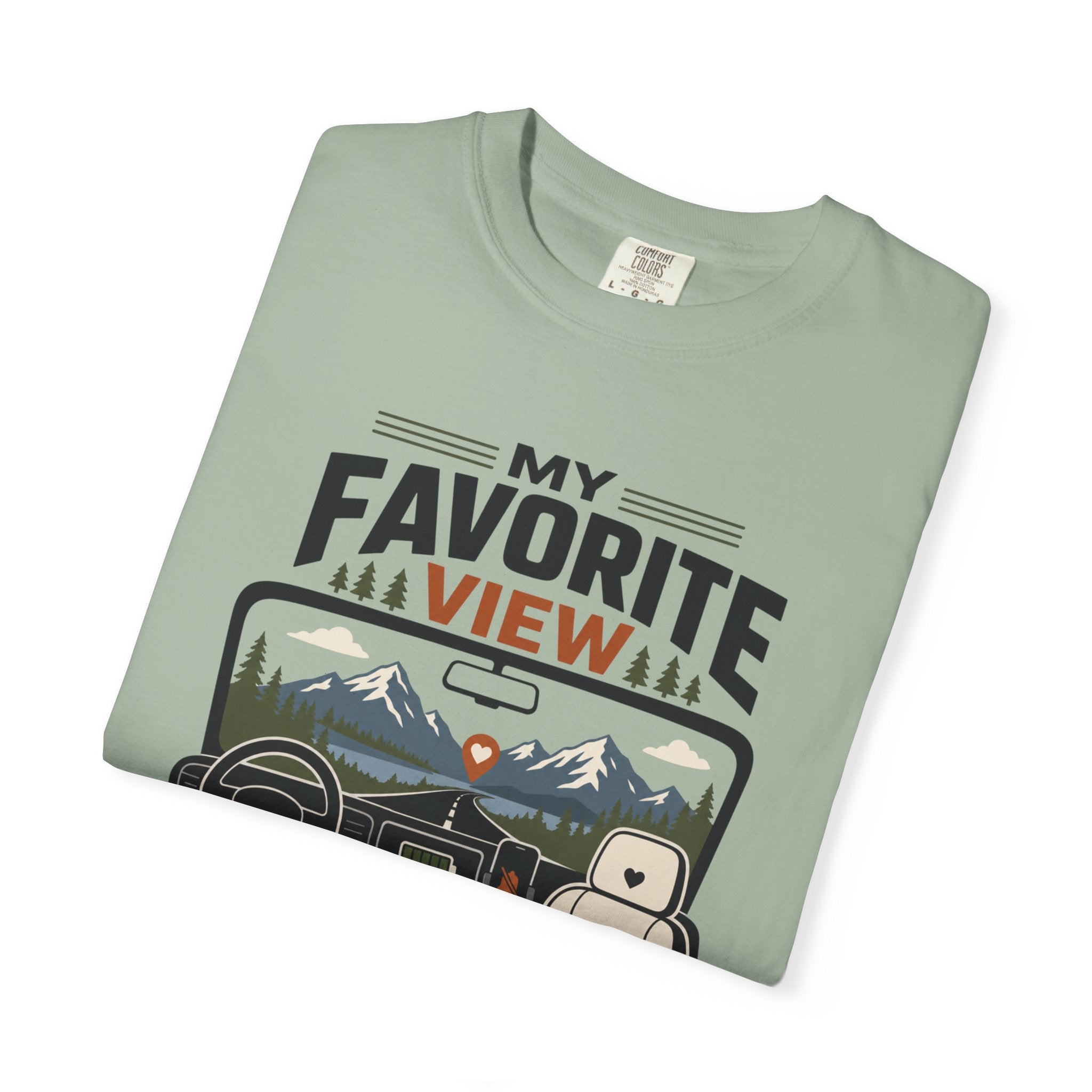 My Favorite View Rides Shotgun - T-Shirt