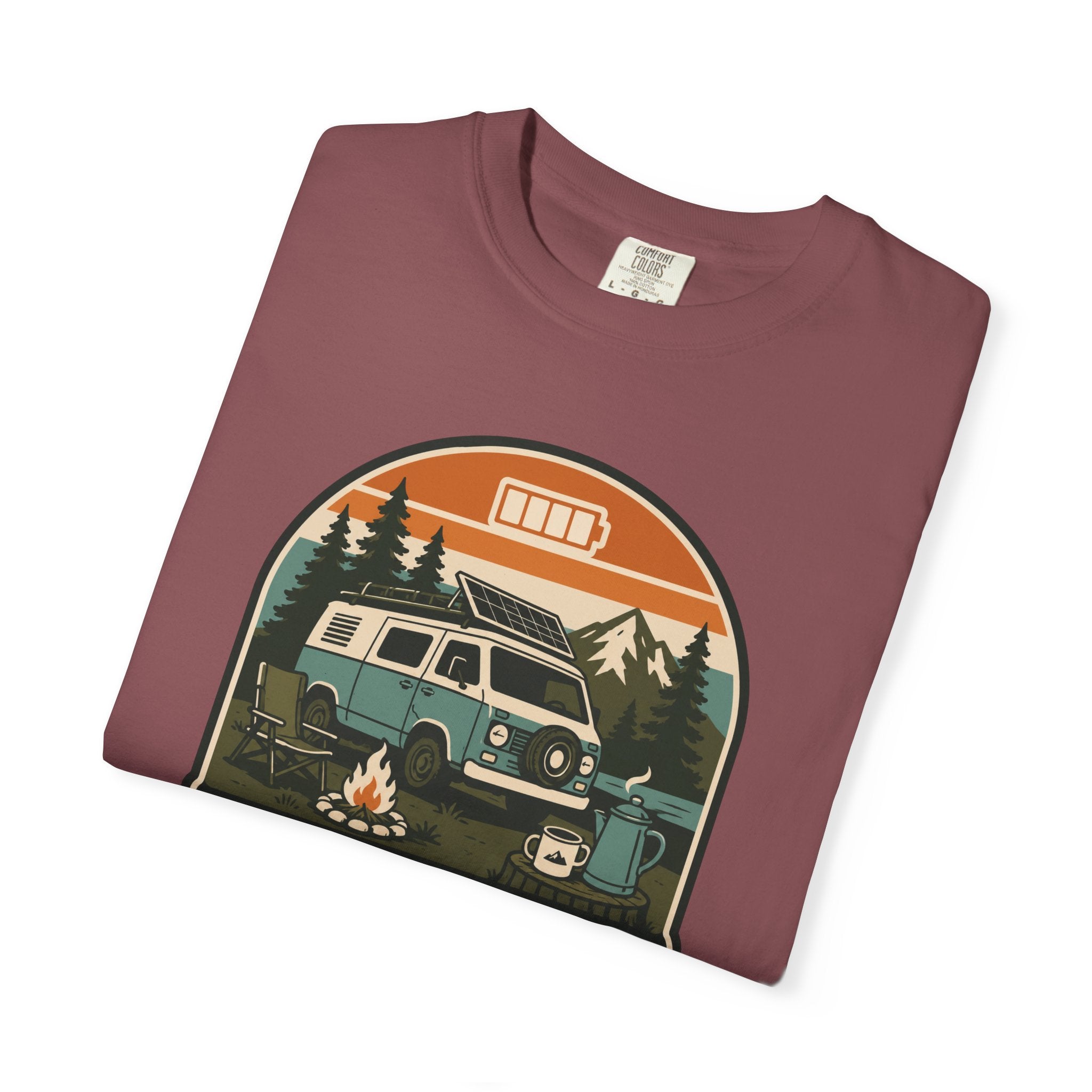 Powered By Coffee and Campgrounds - T-Shirt
