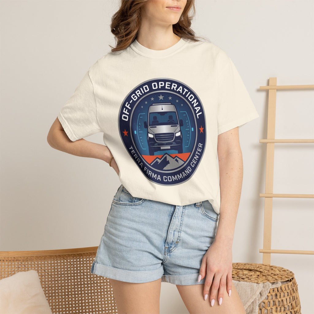 Off-grid Operational Terra Firma Command Center - T-Shirt