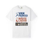 Van Parked Boots Laced Coffee Brewed - T-Shirt