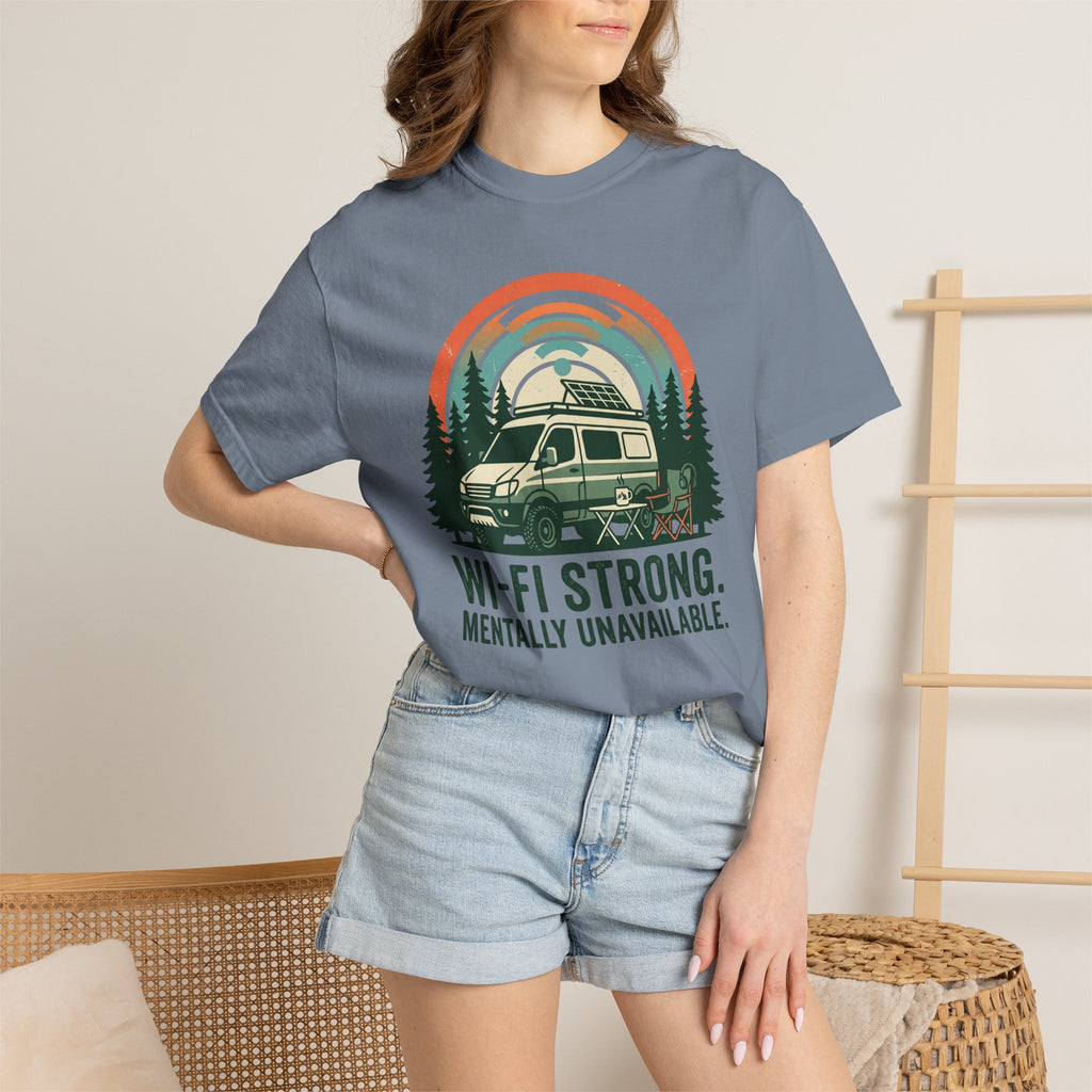 Wifi Strong Mentally Unavailable - T-Shirt
