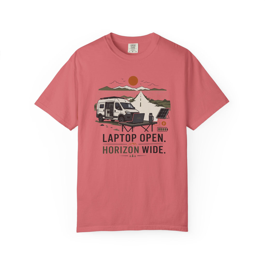 Laptop Open Horizon Wide - T-Shirt