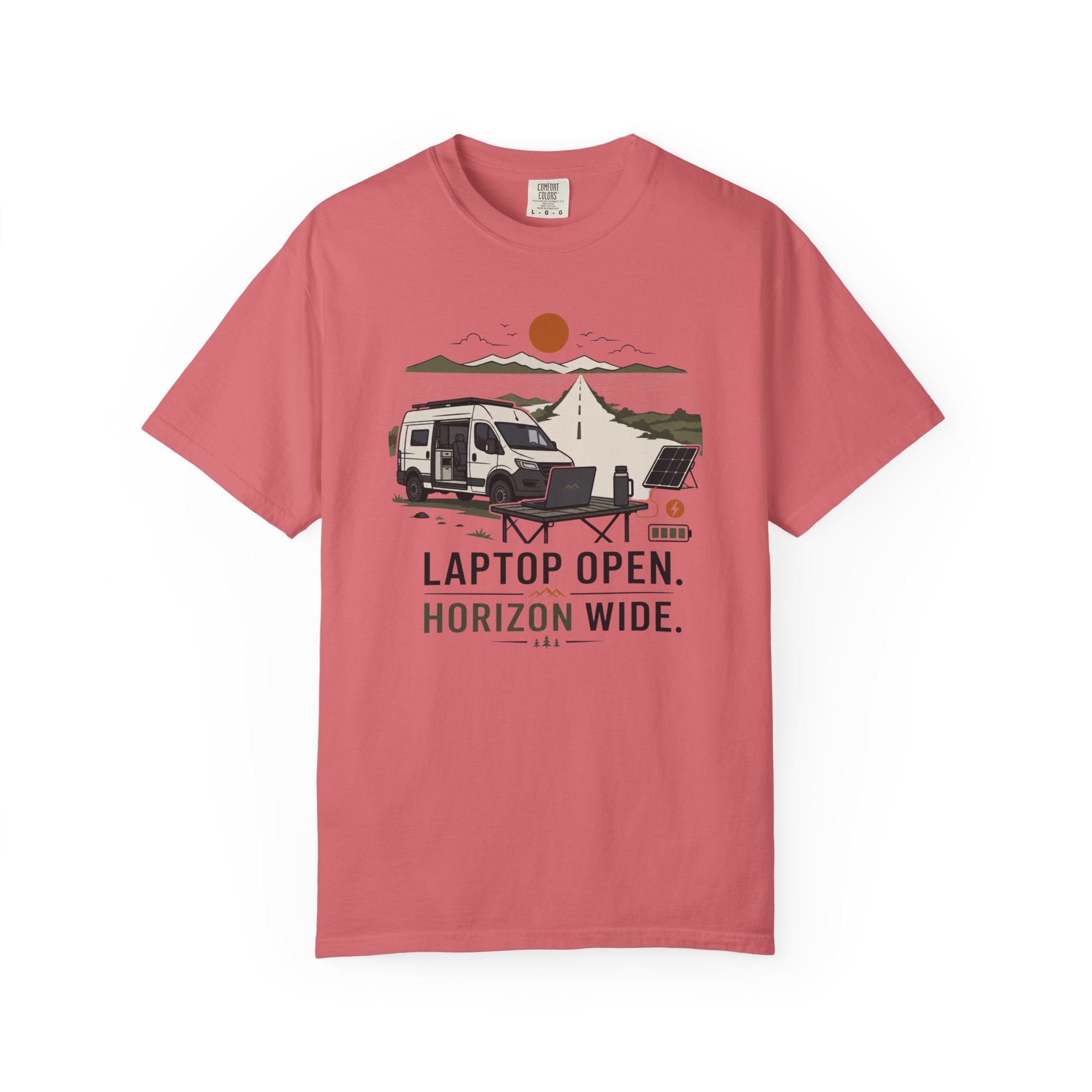 Laptop Open Horizon Wide - T-Shirt