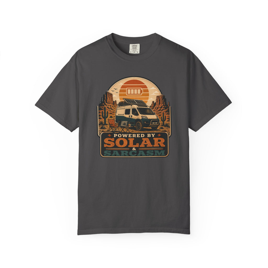 Powered By Solar and Sarcasm - T-Shirt
