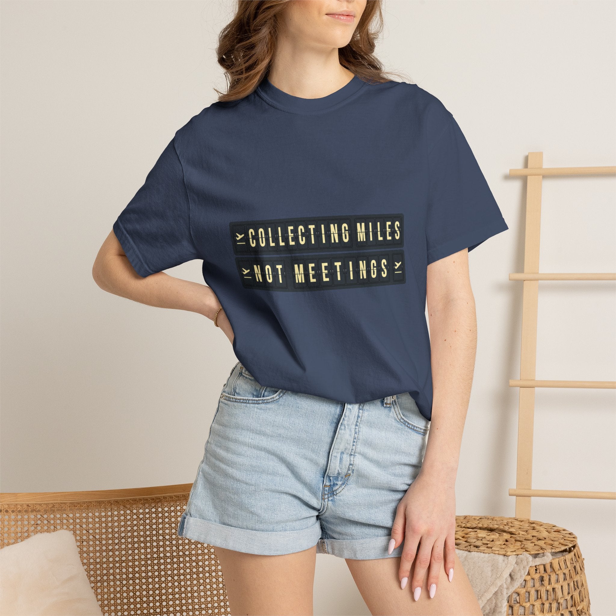 Collecting Miles Not Meetings - T-Shirt
