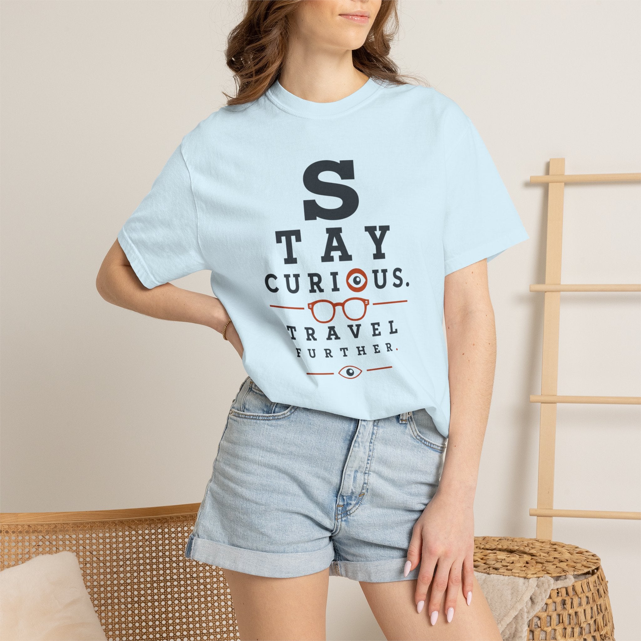 Stay Curious Travel Further - T-Shirt