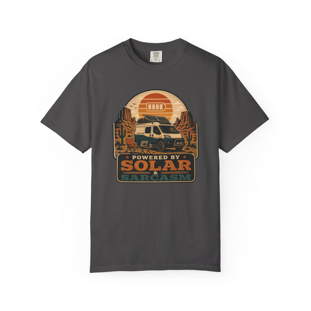 Powered By Solar and Sarcasm - T-Shirt