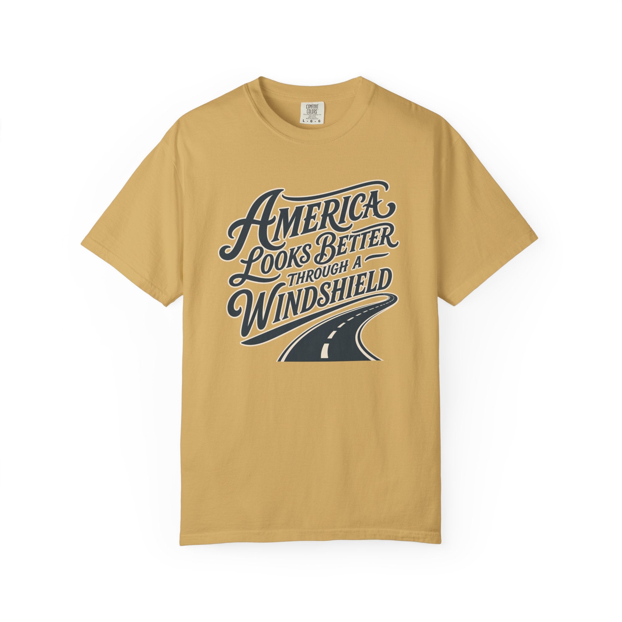 America Looks Better Through A Windshield - T-Shirt