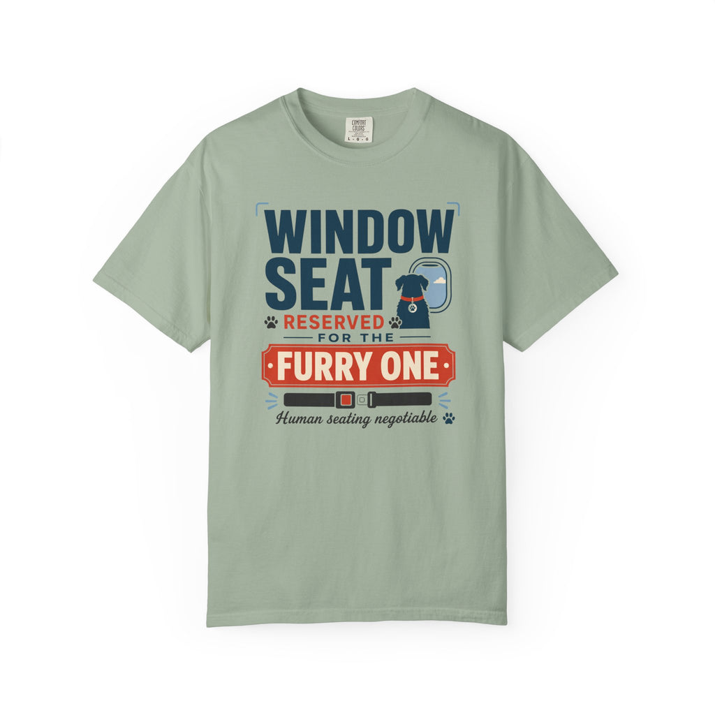 Window Seat Reserved For The Furry One - T-Shirt