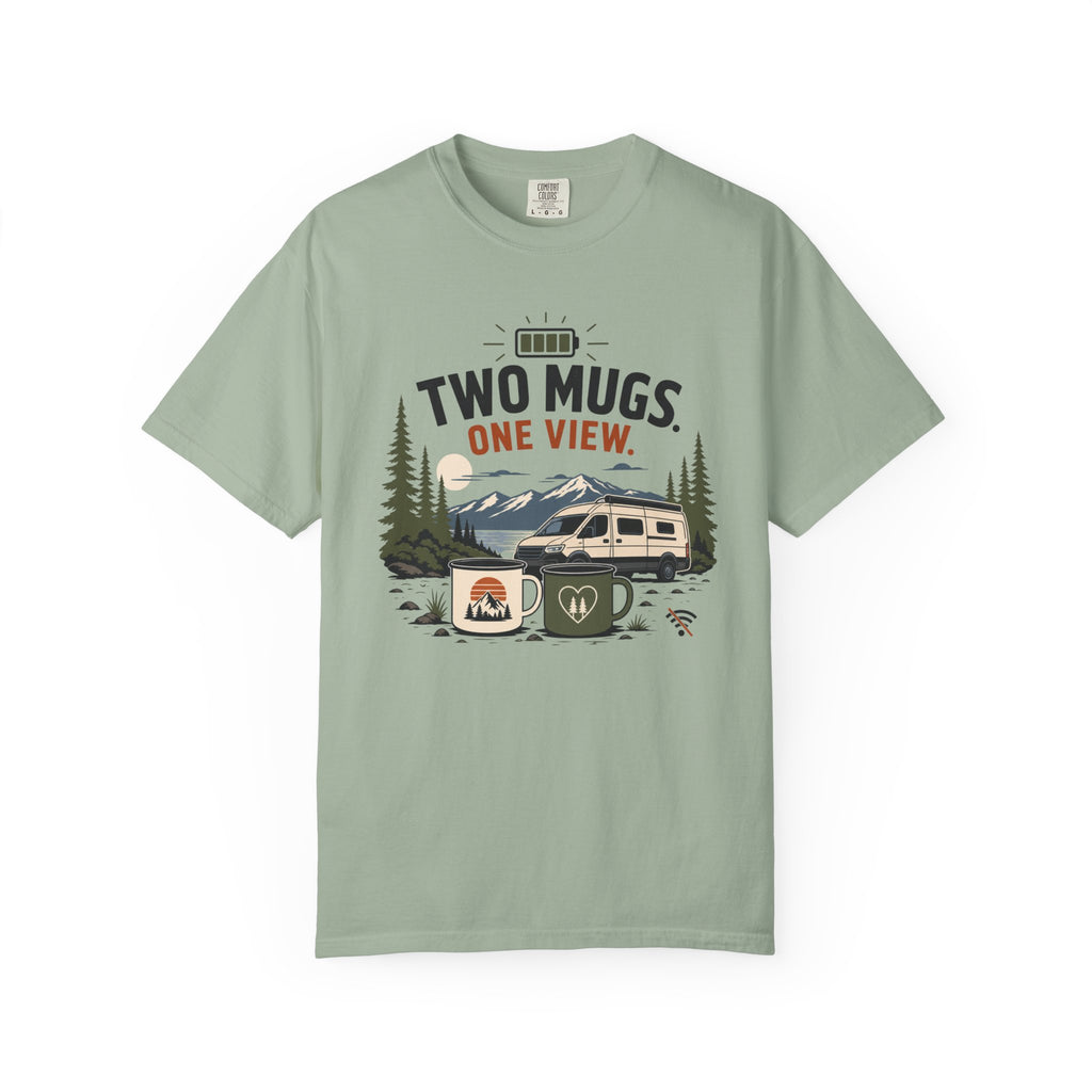 Two Mugs One View - T-Shirt
