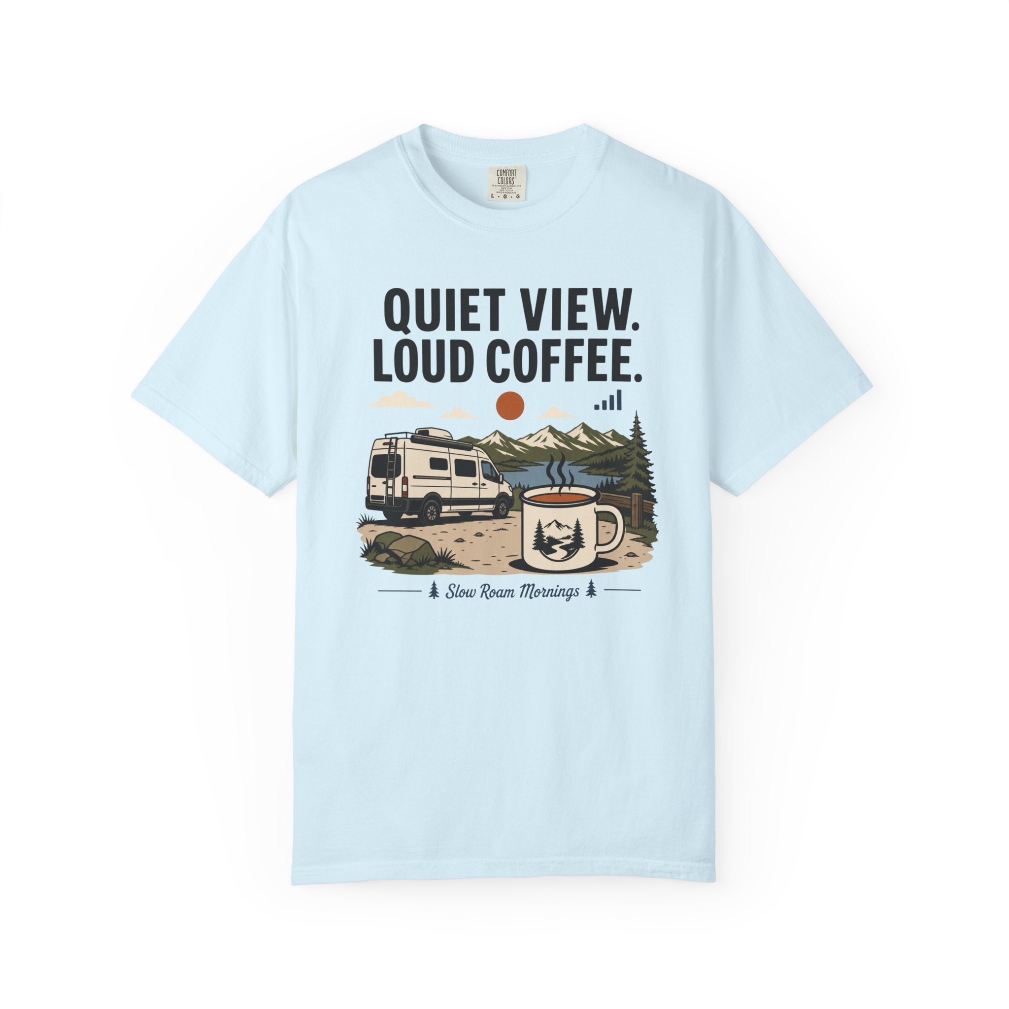 Quiet View Loud Coffee - T-Shirt
