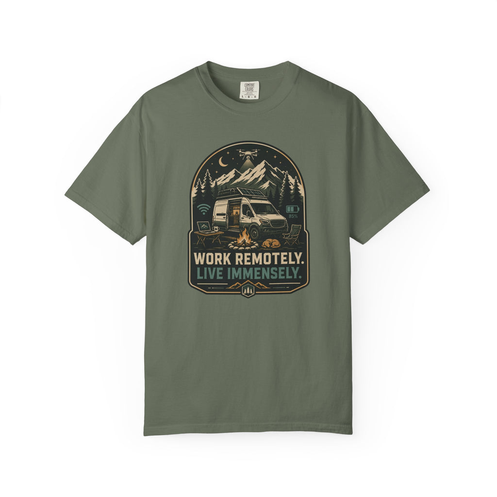 Work Remotely Live Immensely - T-Shirt