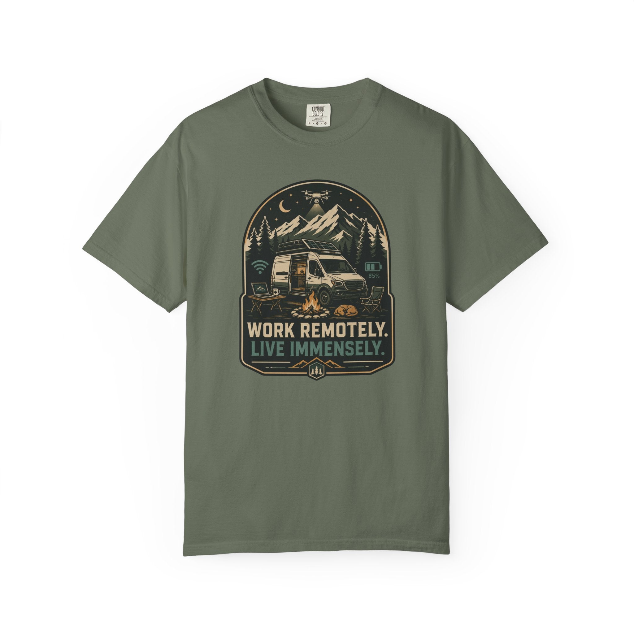 Work Remotely Live Immensely - T-Shirt