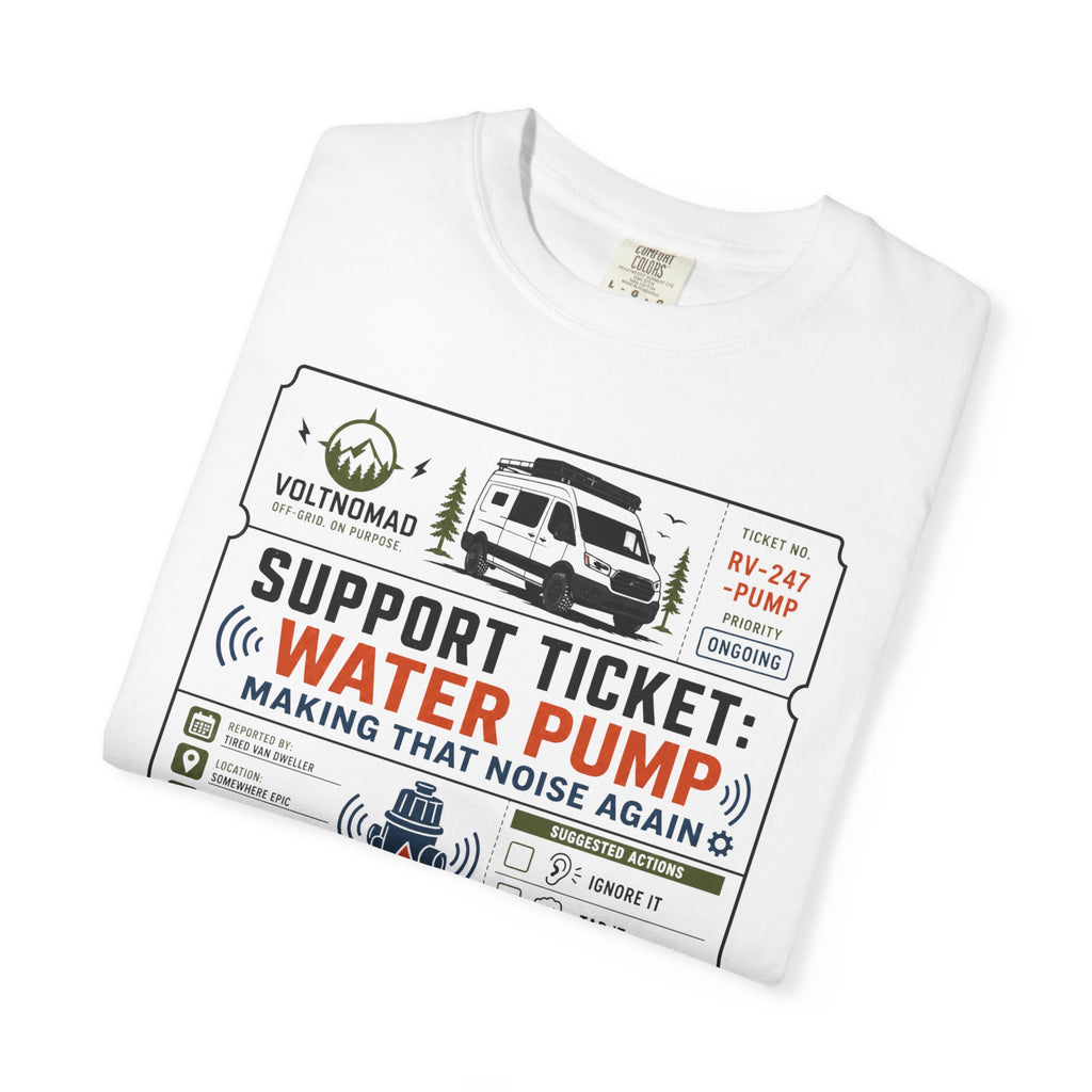 Support Ticket Water Pump Making That Noise Again - T-Shirt
