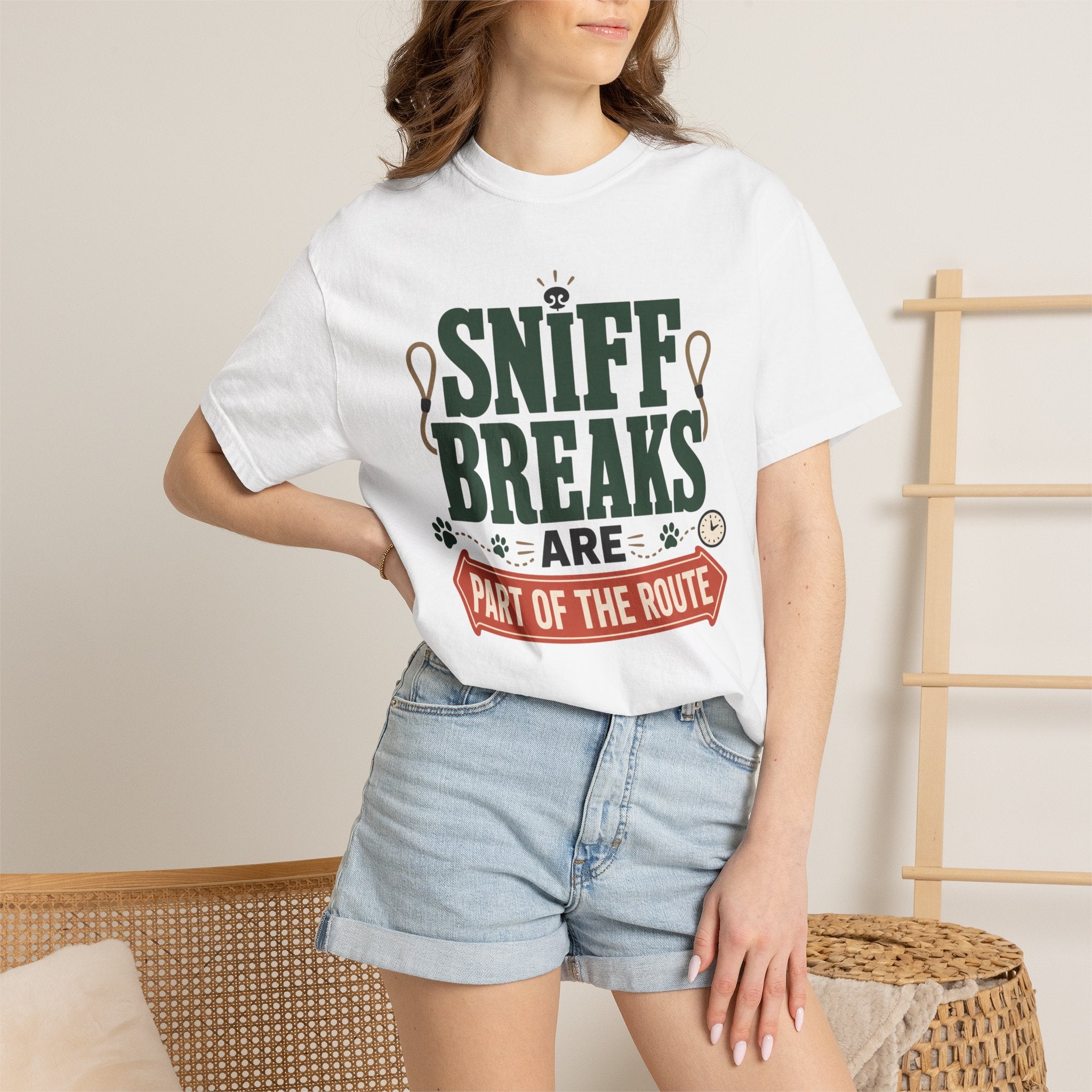 Sniff Breaks Are Part Of The Route - T-Shirt
