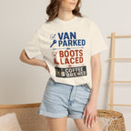 Van Parked Boots Laced Coffee Brewed - T-Shirt