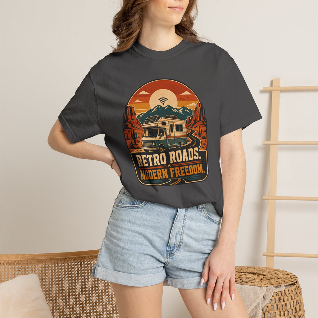 Retro Roads Modern Freedom - T-Shirt