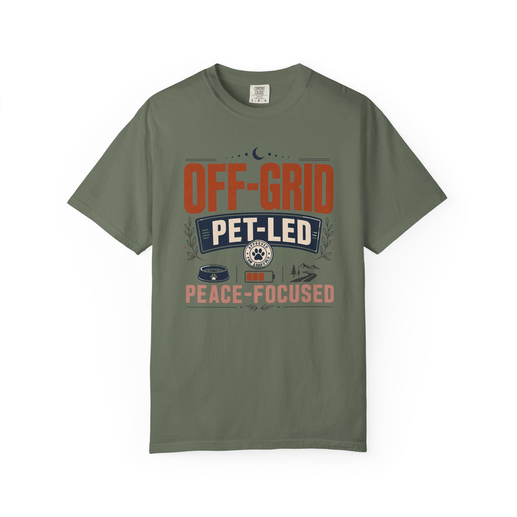 Off Grid Pet Led Peace Focused - T-Shirt