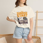 Sunrise Start Stove Top Finish - T-Shirt