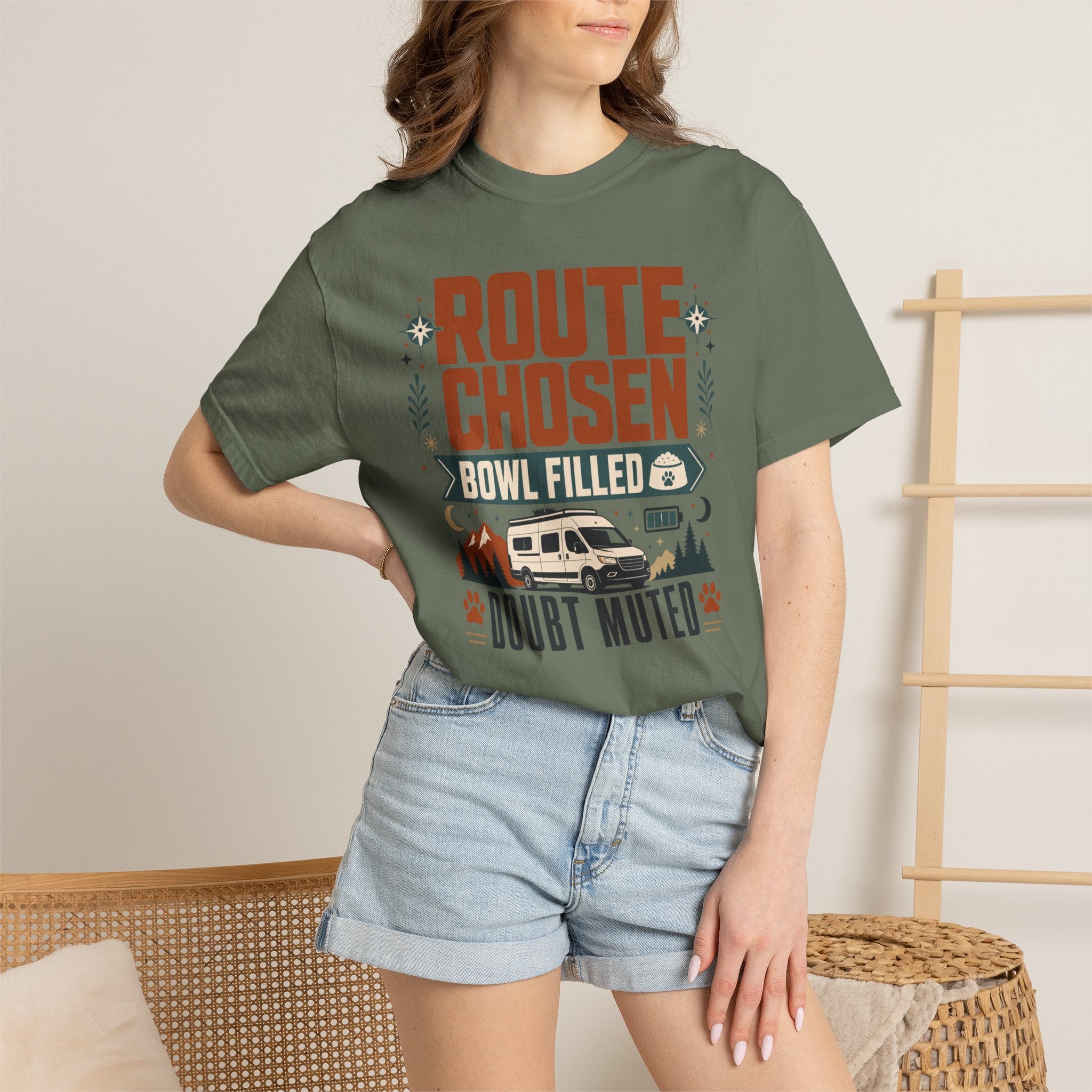 Route Chosen Bowl Filled Doubt Muted - T-Shirt