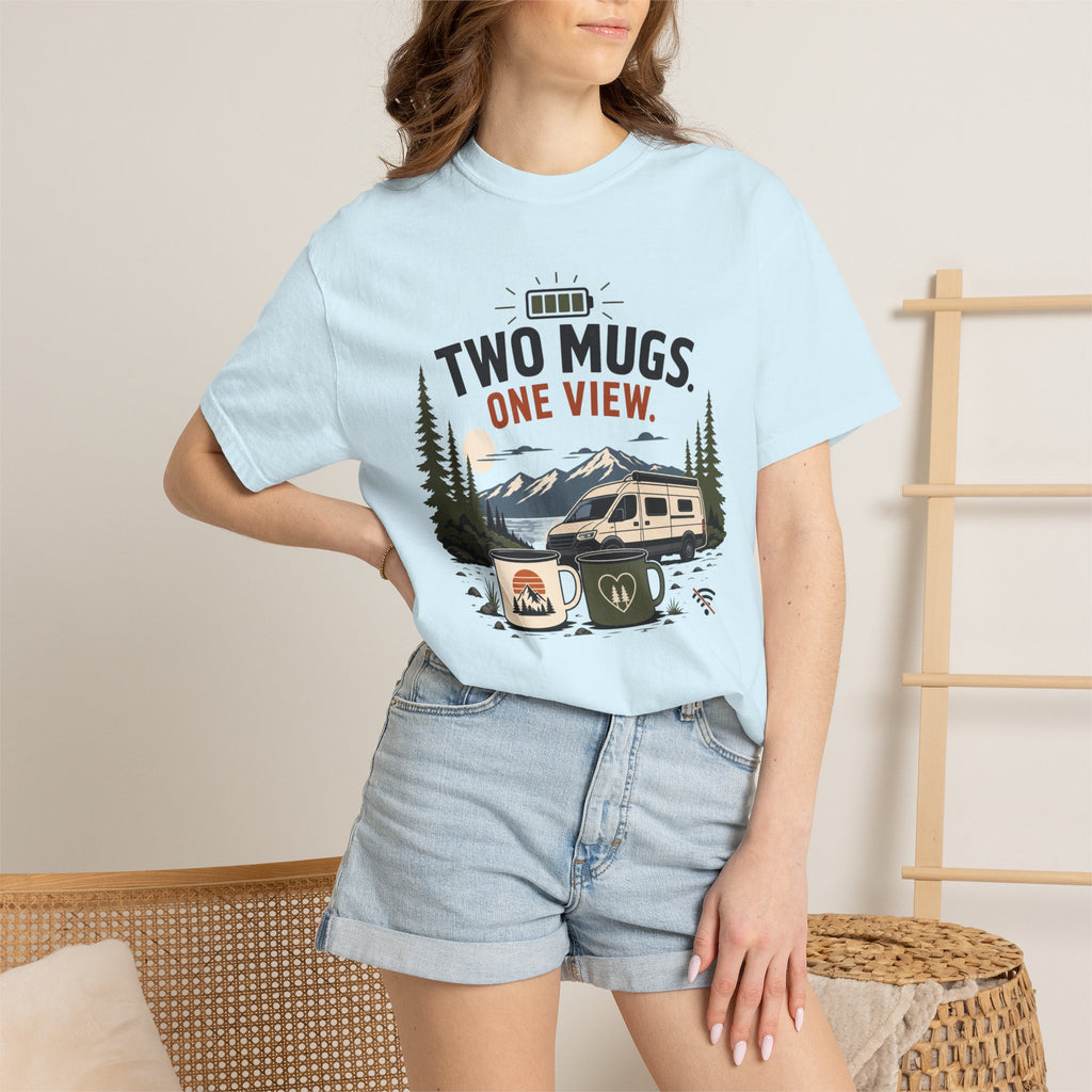 Two Mugs One View - T-Shirt