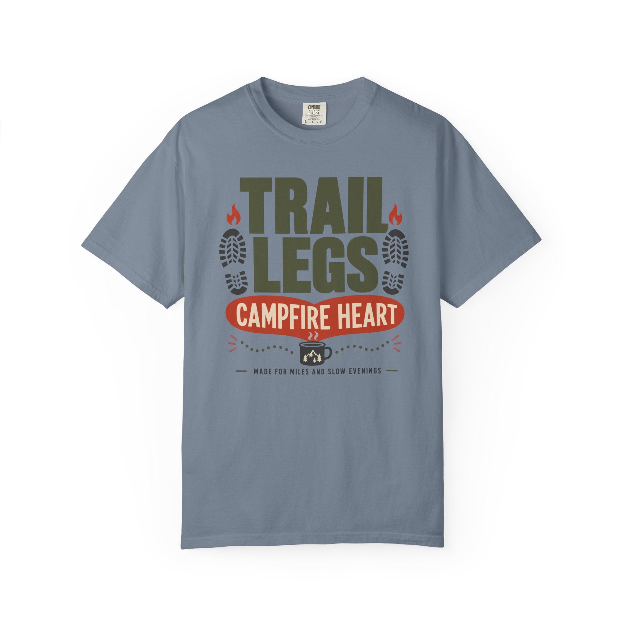 Trail Legs Campfire Heart - T-Shirt