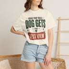 Road Trip Rule Dog Gets The Best View - T-Shirt