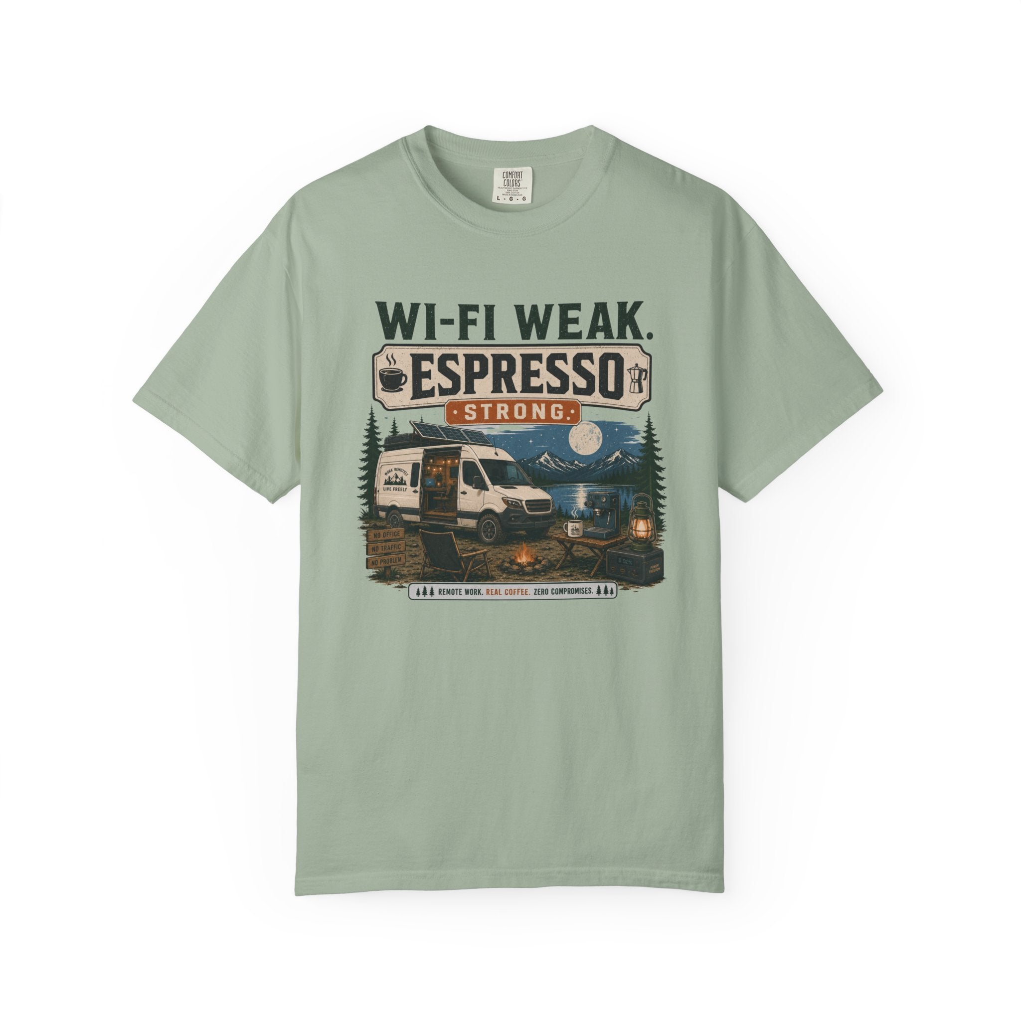 Wi-Fi Weak Espresso Strong - T-Shirt