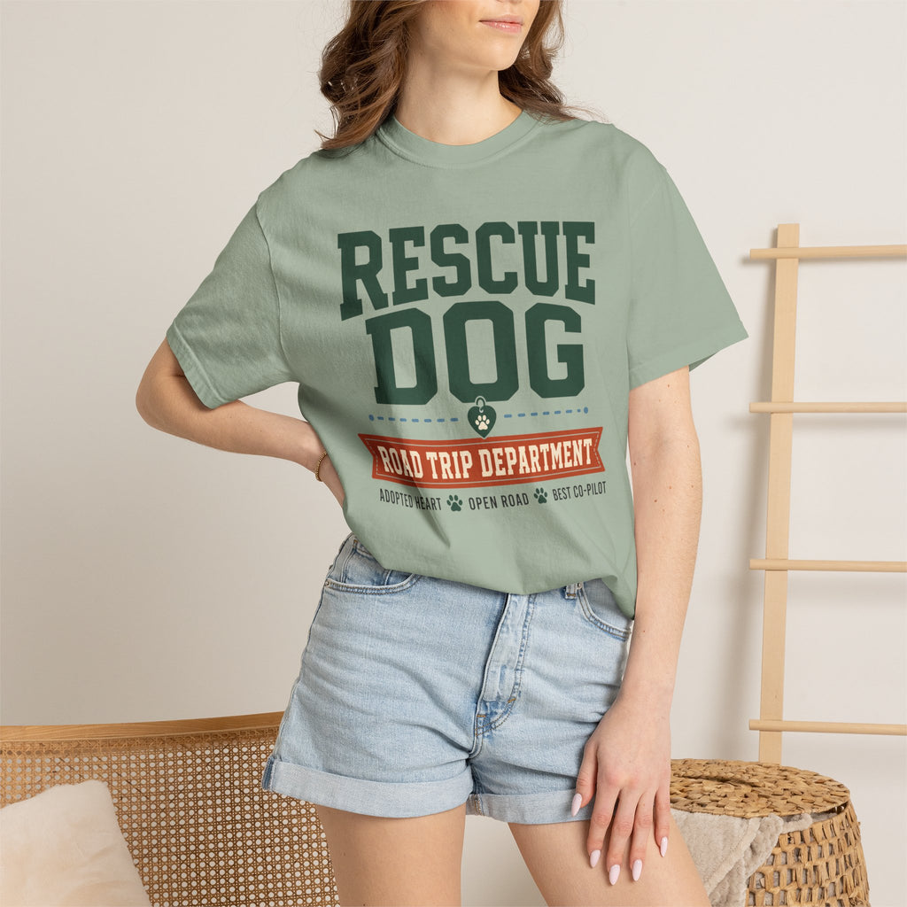 Rescue Dog Road Trip Department - T-Shirt