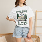 No Alarm Clock Club - T-Shirt
