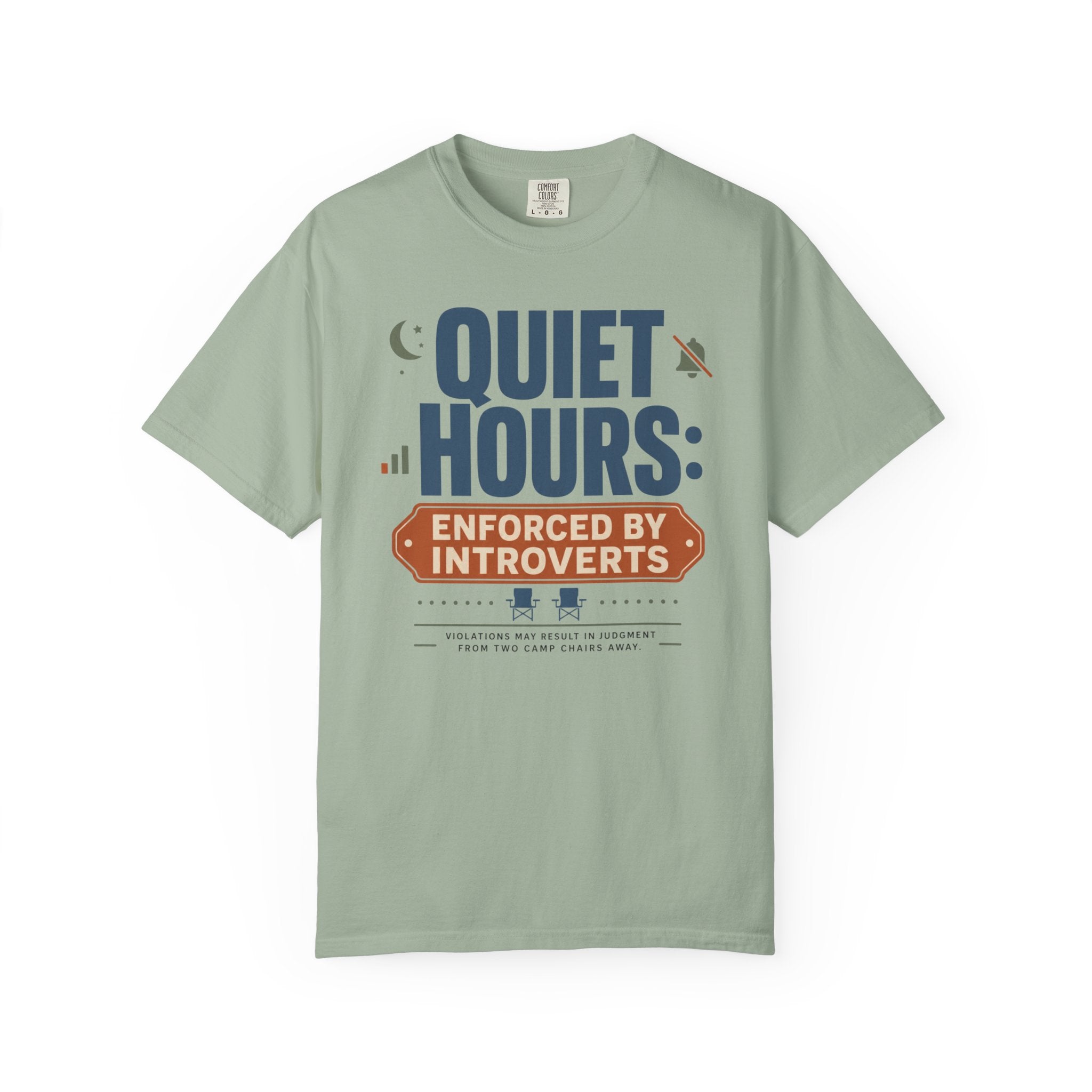 Quiet Hours Enforced By Introverts - T-Shirt