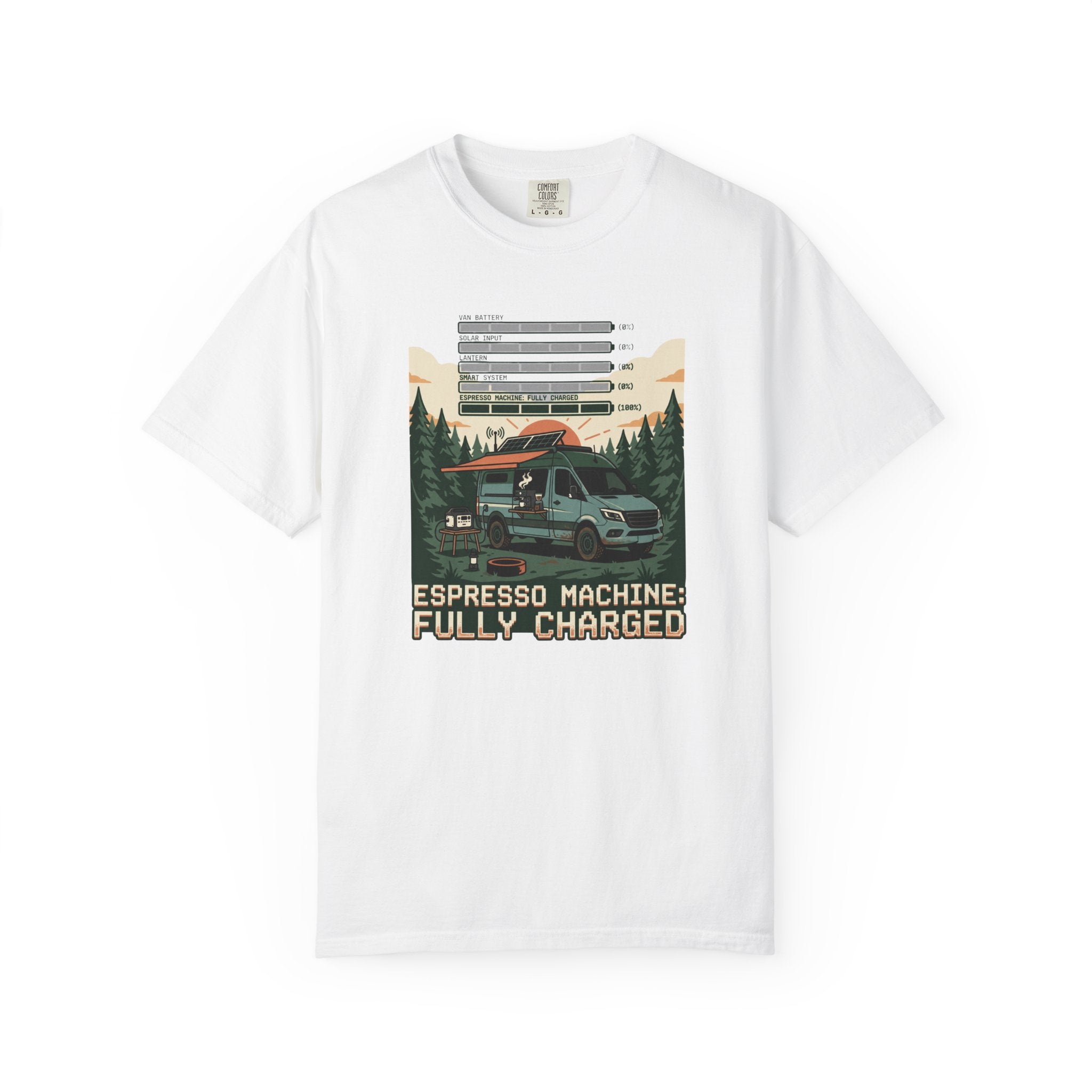 Espresso Machine Fully Charged - T-Shirt