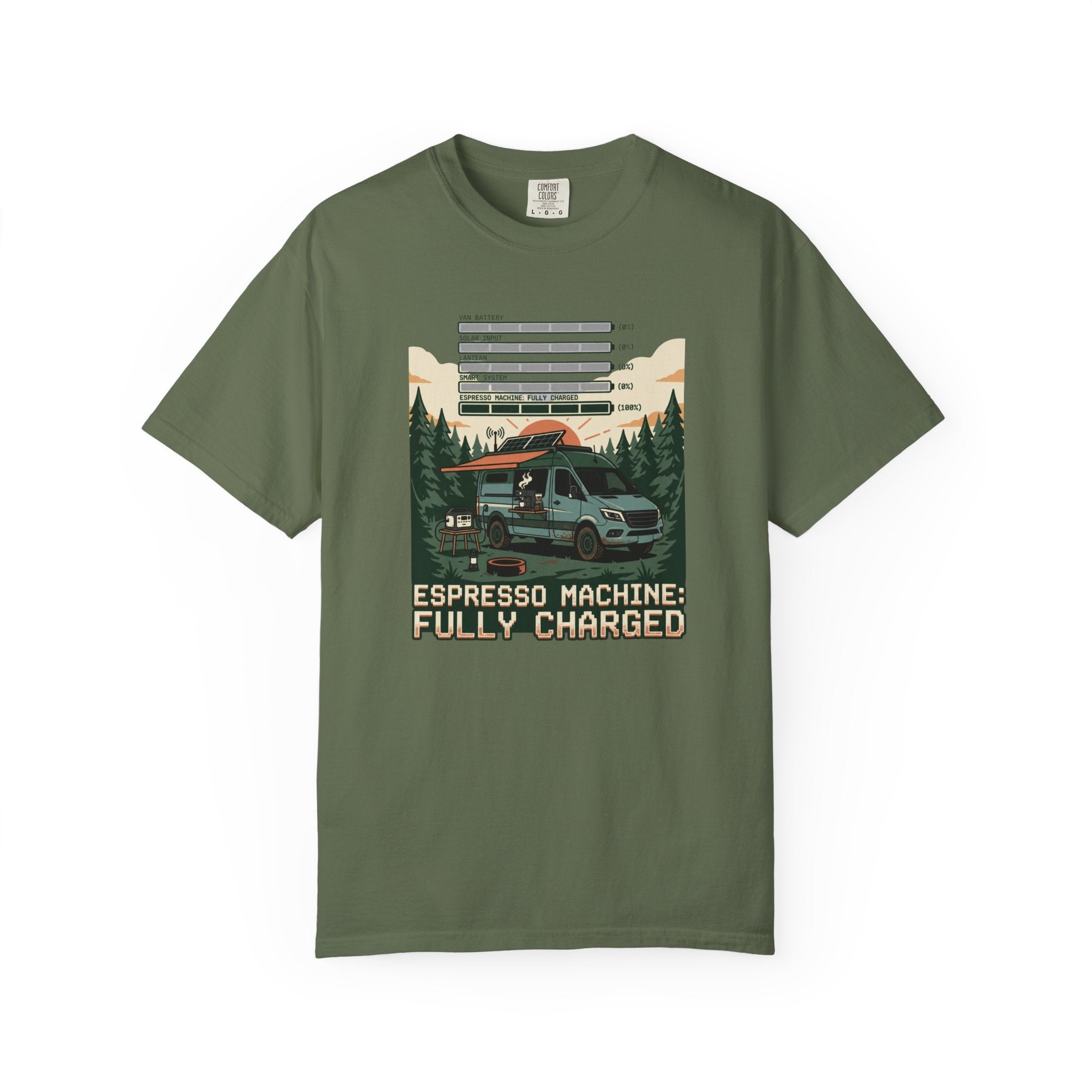 Espresso Machine Fully Charged - T-Shirt