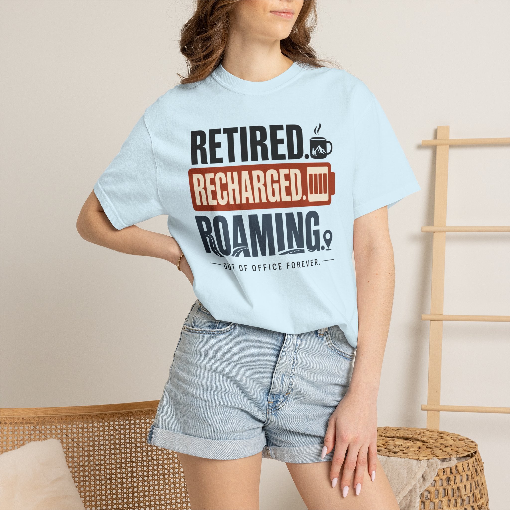 Retired Recharged Roaming - T-Shirt
