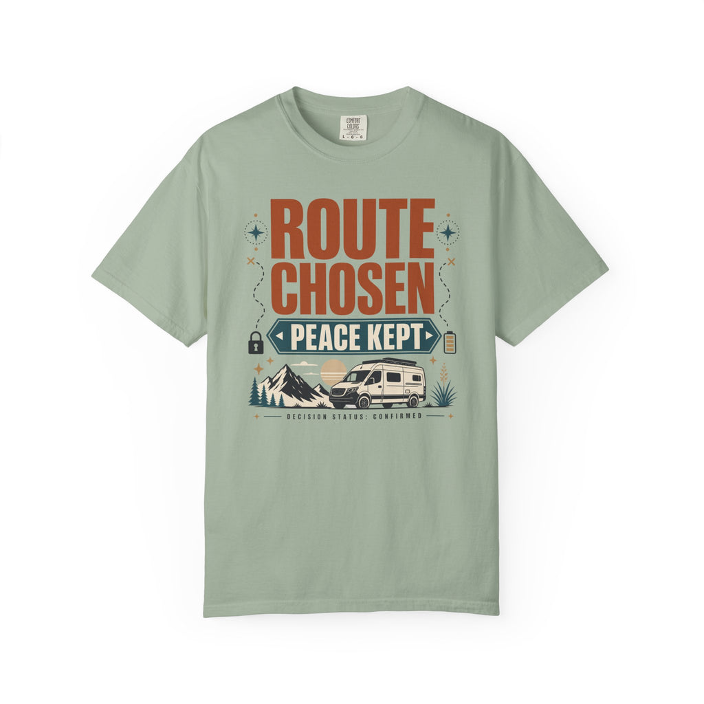 Route Chosen Peace Kept - T-Shirt