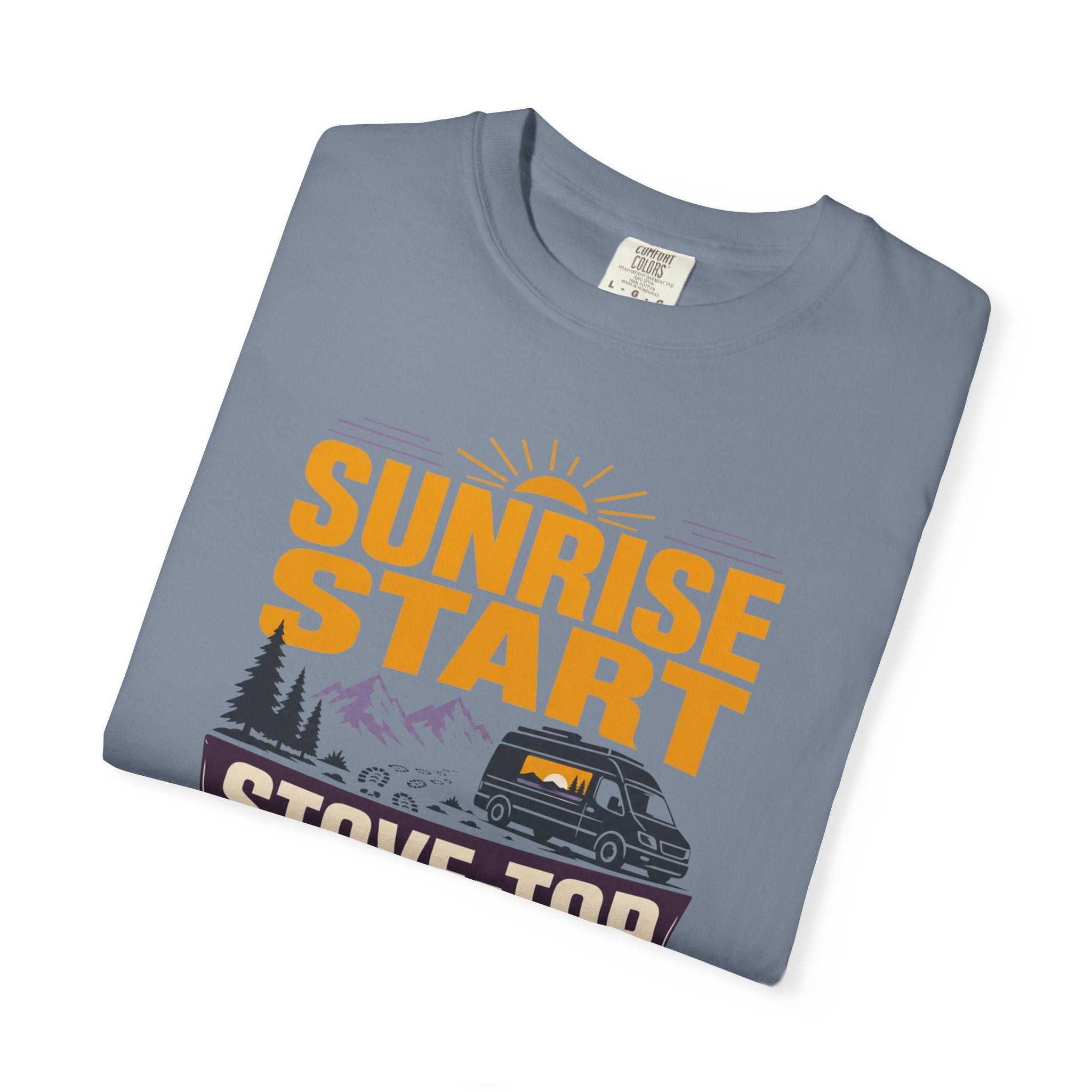 Sunrise Start Stove Top Finish - T-Shirt