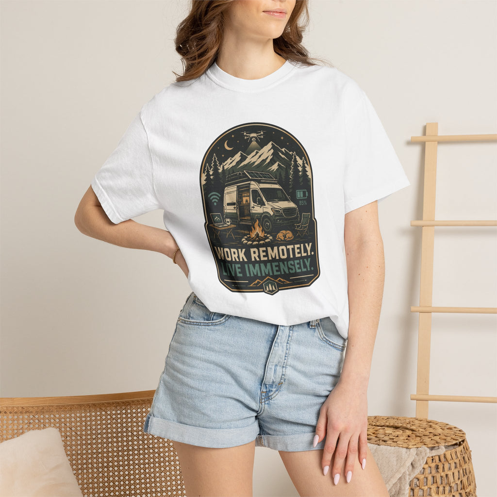 Work Remotely Live Immensely - T-Shirt