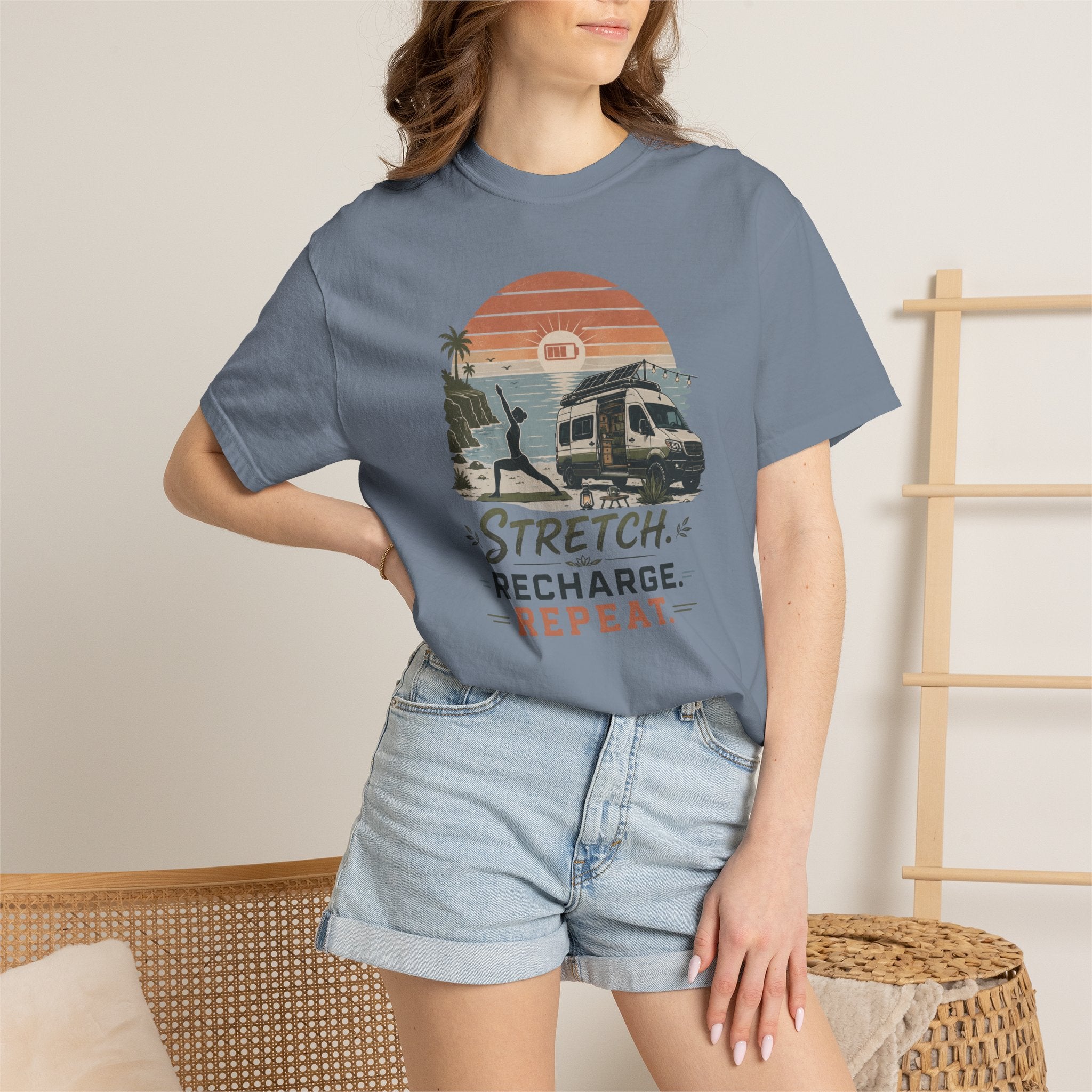 Stretch Recharge Repeat - T-Shirt