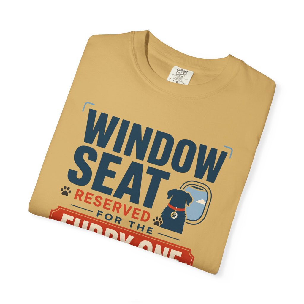Window Seat Reserved For The Furry One - T-Shirt