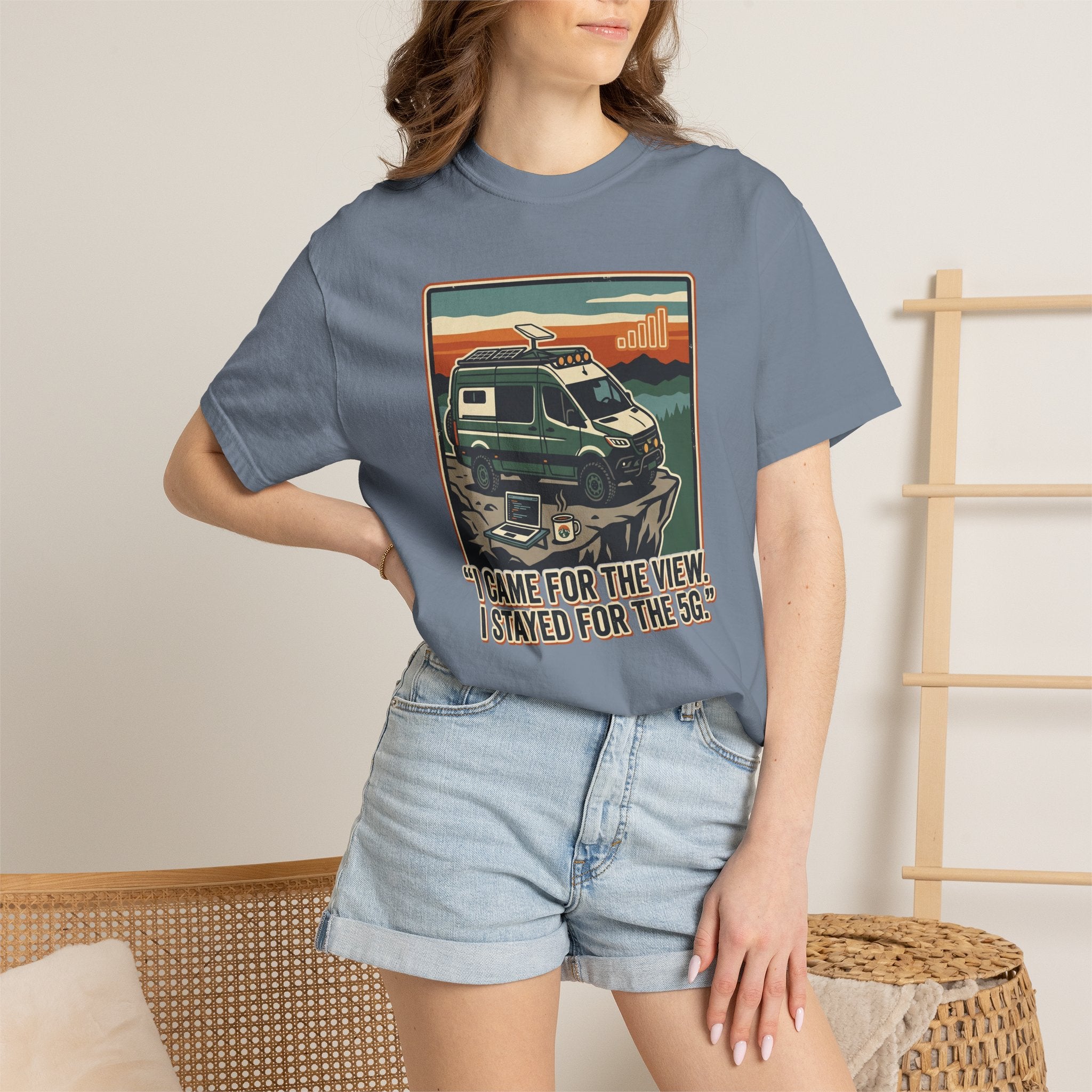 I Came For The View I Stayed 5G - T-Shirt