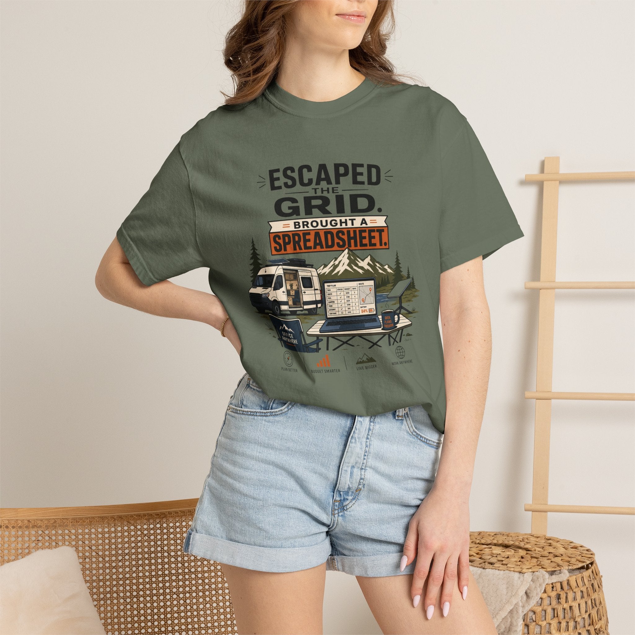 Escaped The Grid Brought A Spreadsheet - T-Shirt