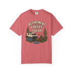 Retirement Runs On Coffee And Solar - T-Shirt
