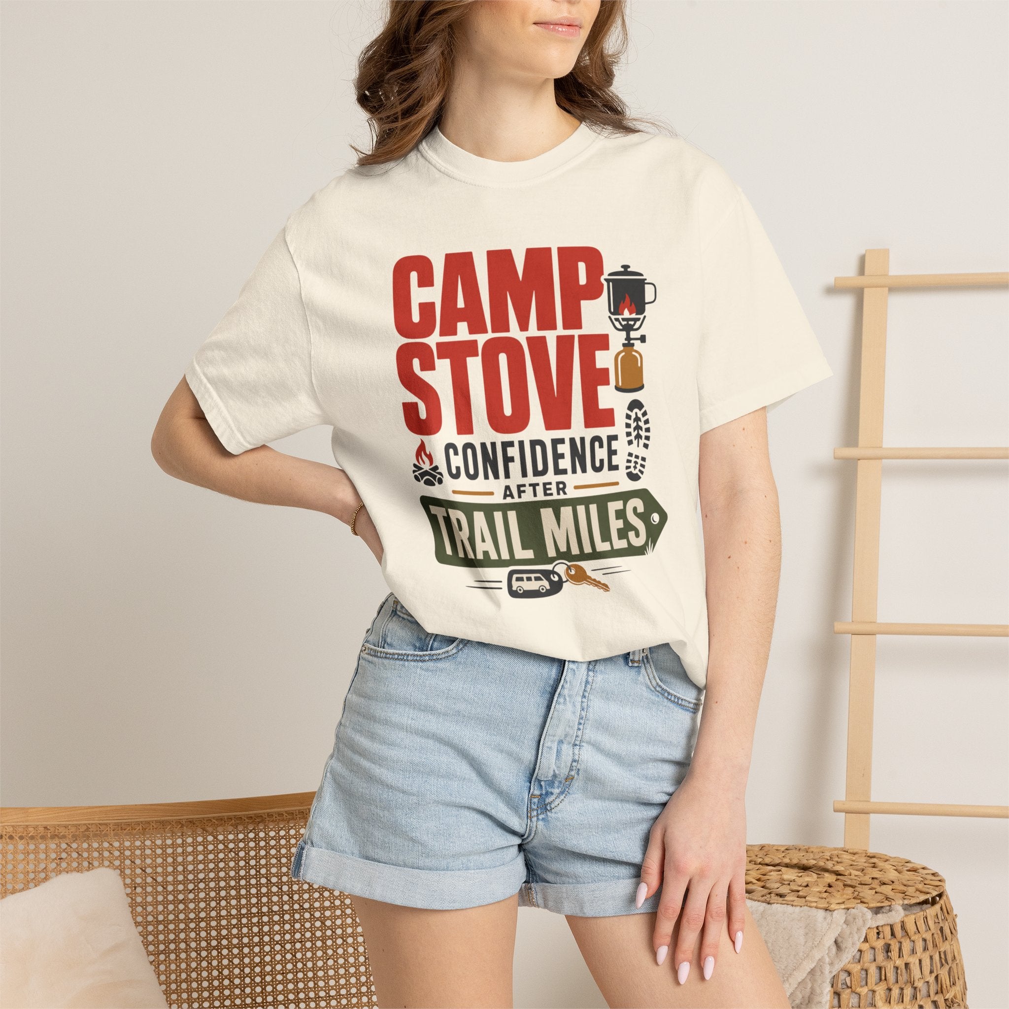 Camp Stove Confidence After Trail Miles - T-Shirt