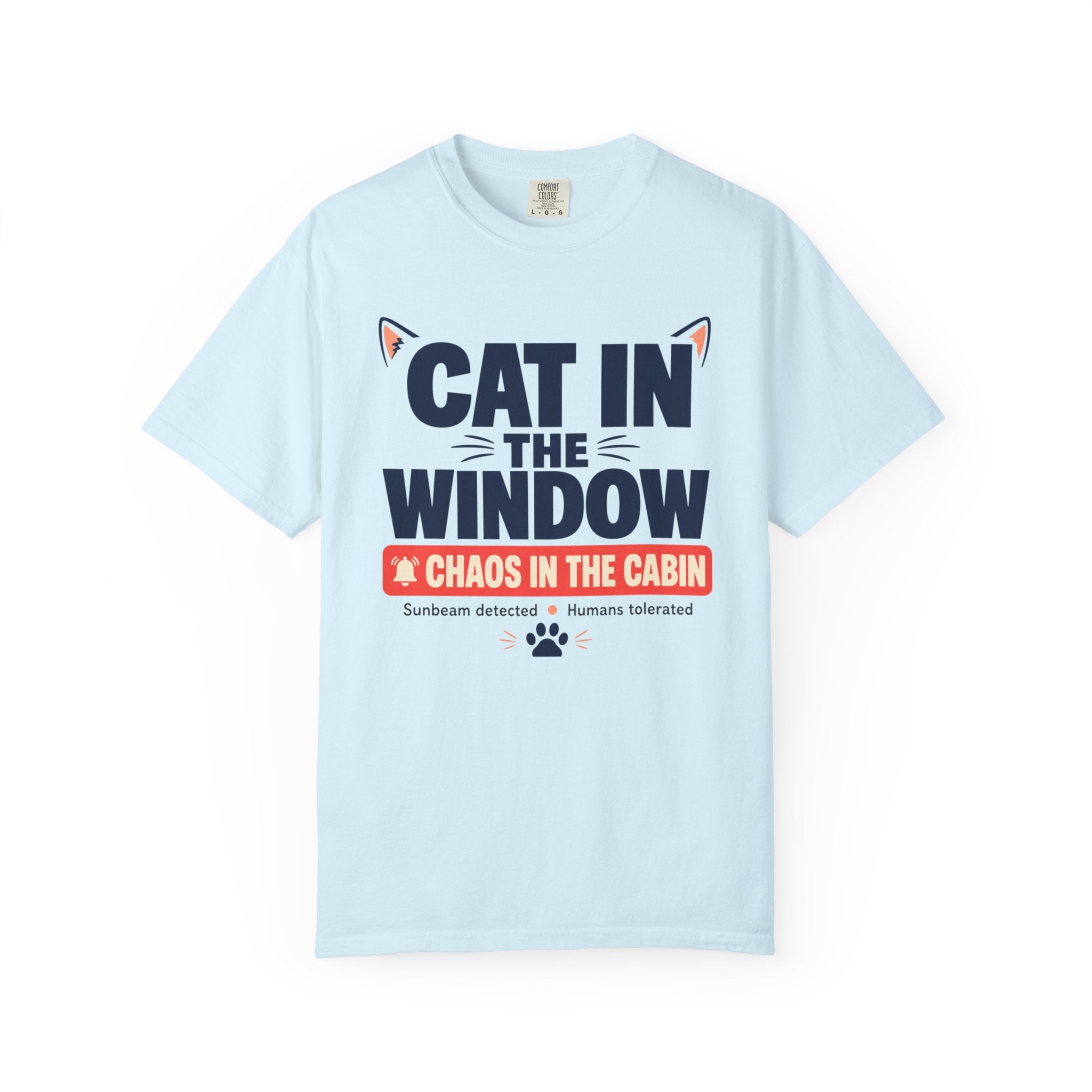 Cat In The Window Chaos In The Cabin - T-Shirt
