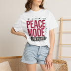 Peace Mode With Paw Prints - T-Shirt