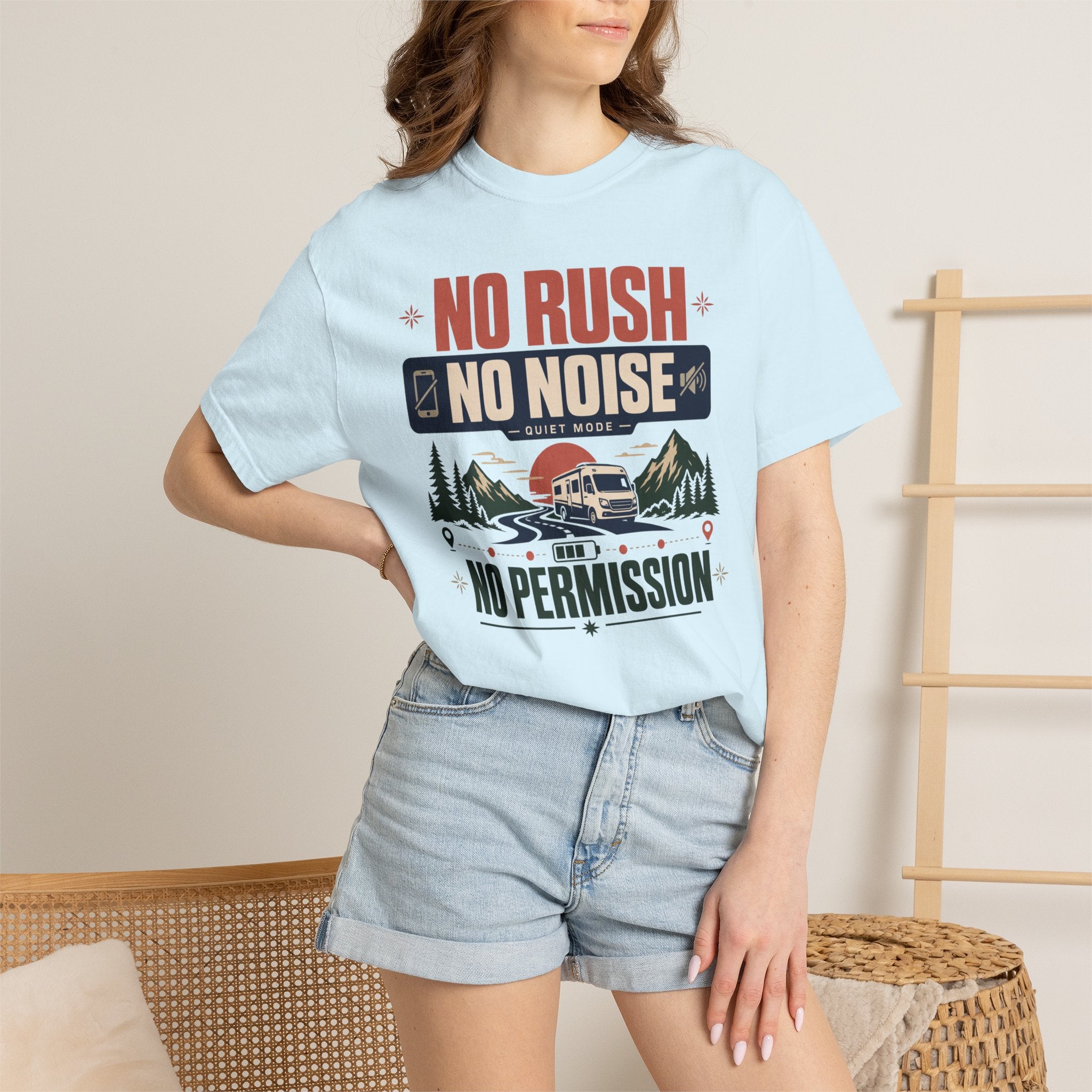 No Rush No Noise No Permission - T-Shirt