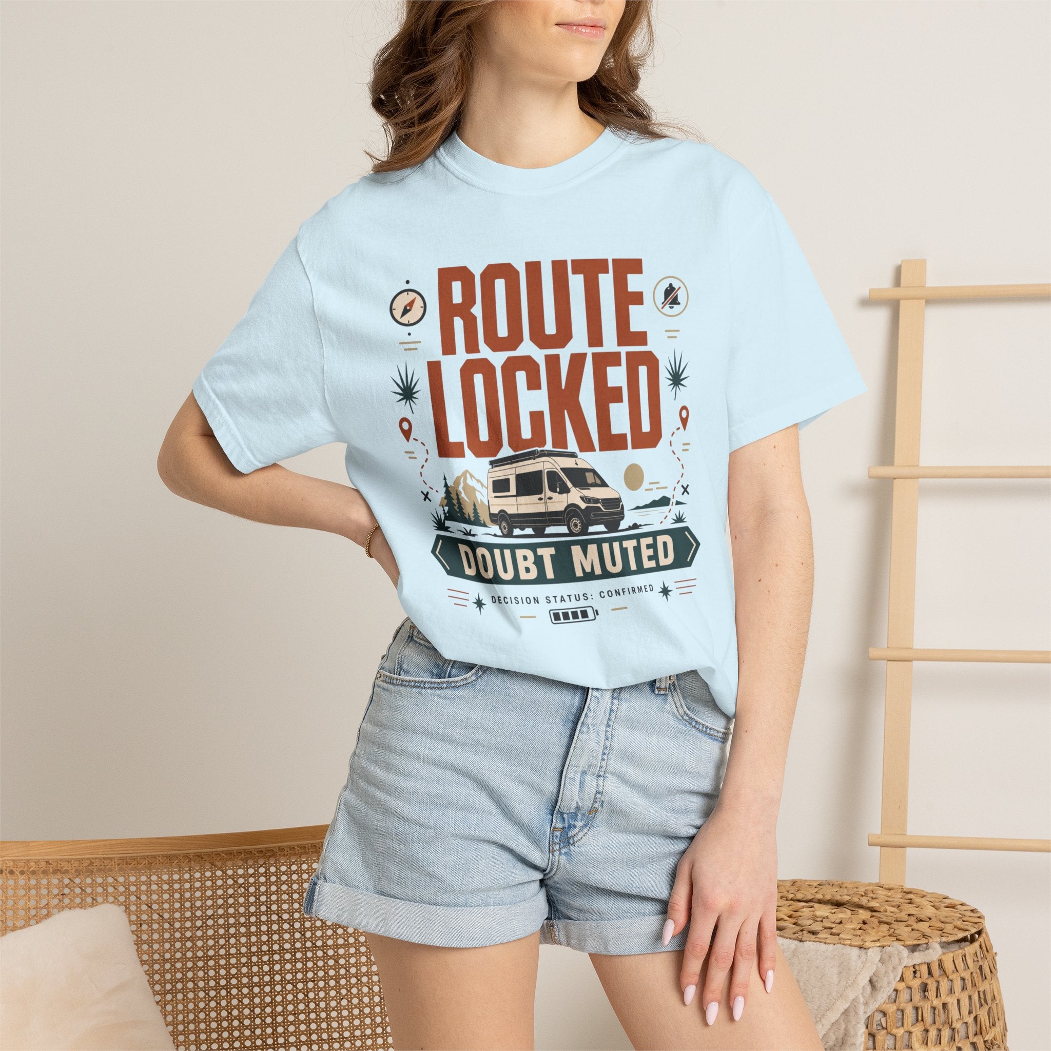 Route Locked Doubt Muted - T-Shirt