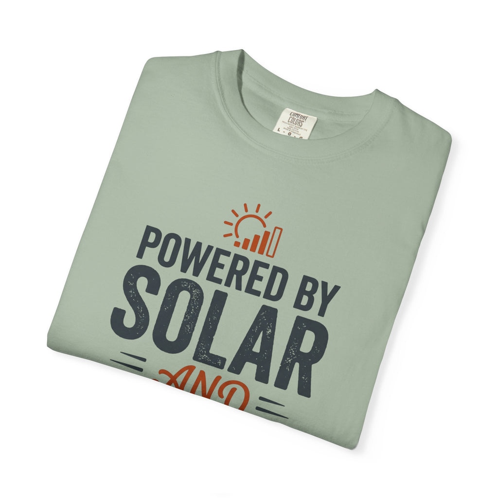 Powered By Solar And Poor Cell Service - T-Shirt